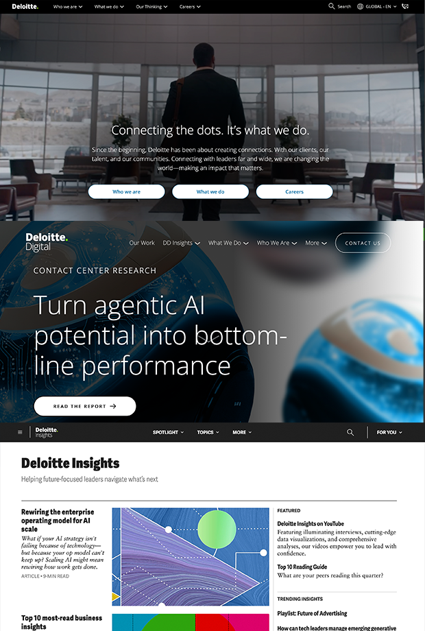 Deloitte brand ecosystem and enterprise platform reference